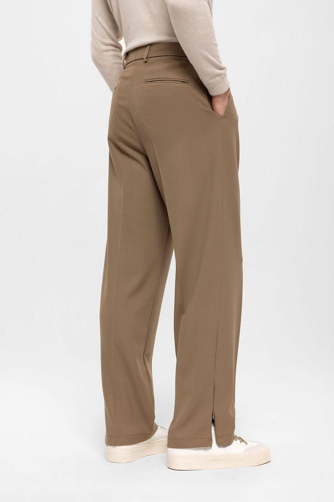 ANT High Waist Zippered Men's Trousers - Bobigny