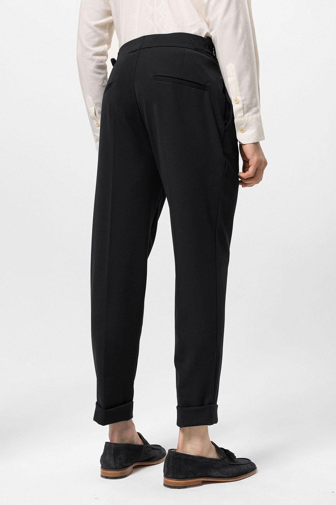 ANT High Waist Pleated Carrot Fit Men's Trousers - Blainville