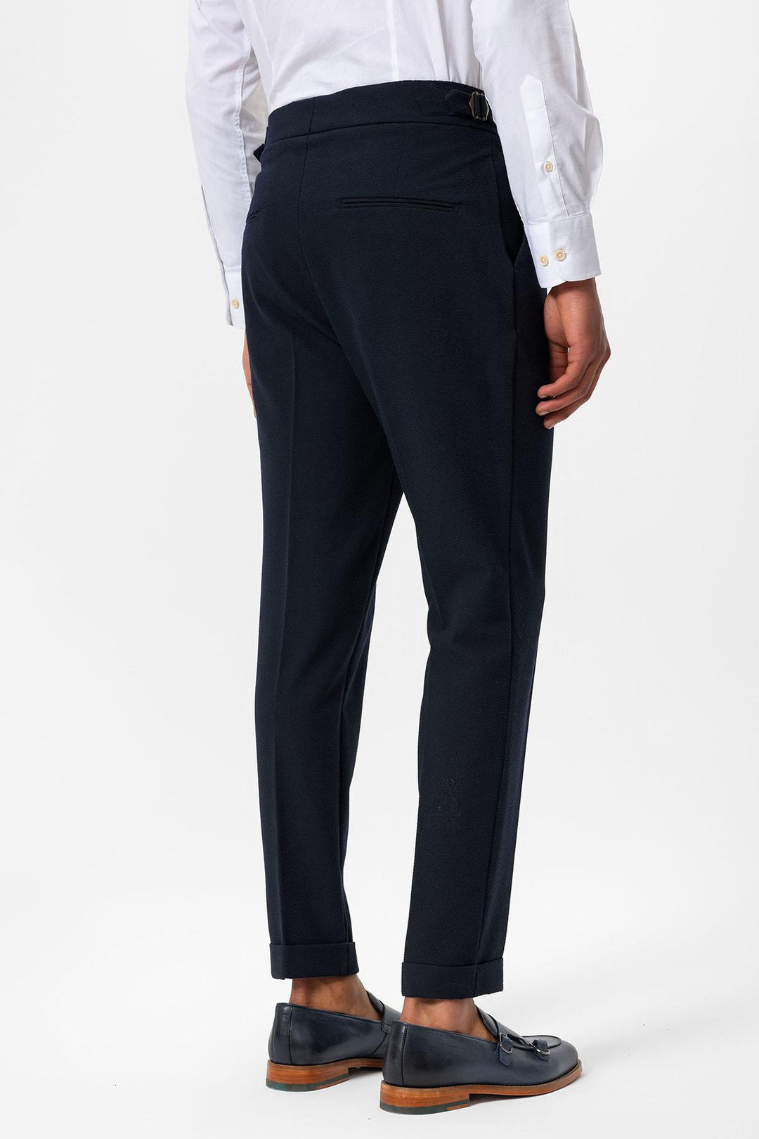 ANT High Waist Pleated Textured Men's Trousers - Kempten