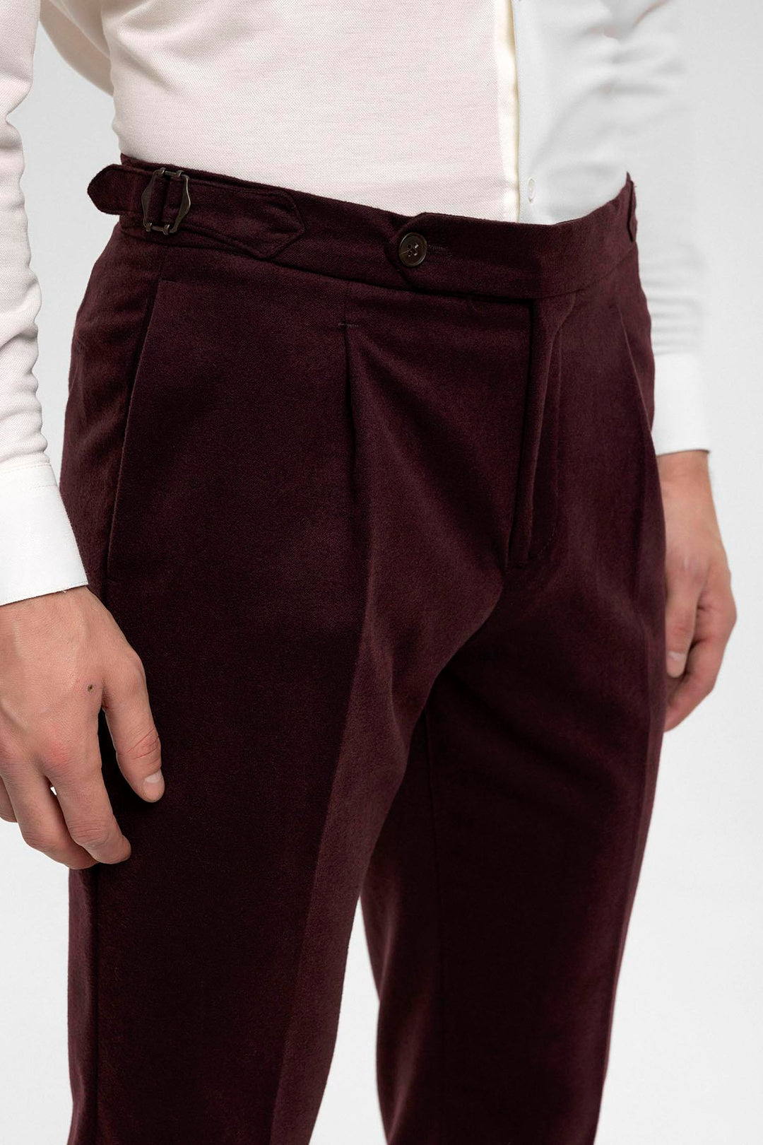 ANT High Waist Pleated Men's Trousers - Davie