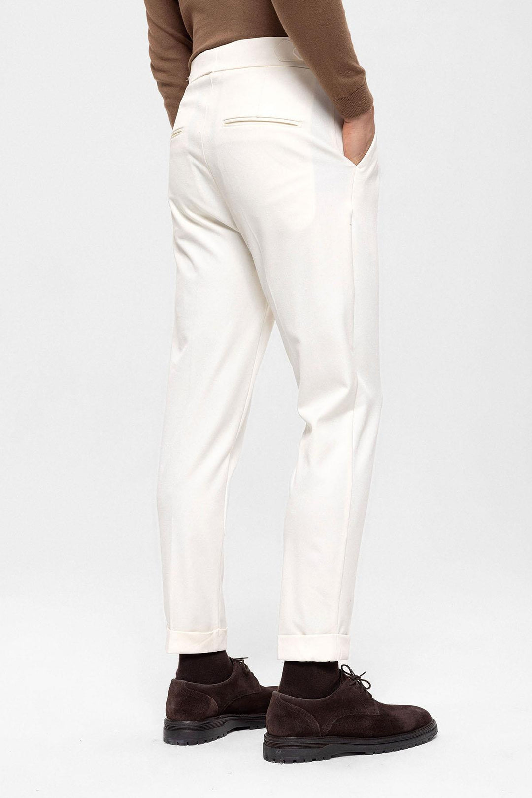 ANT High Waist Pleated Men's Trousers - Passau