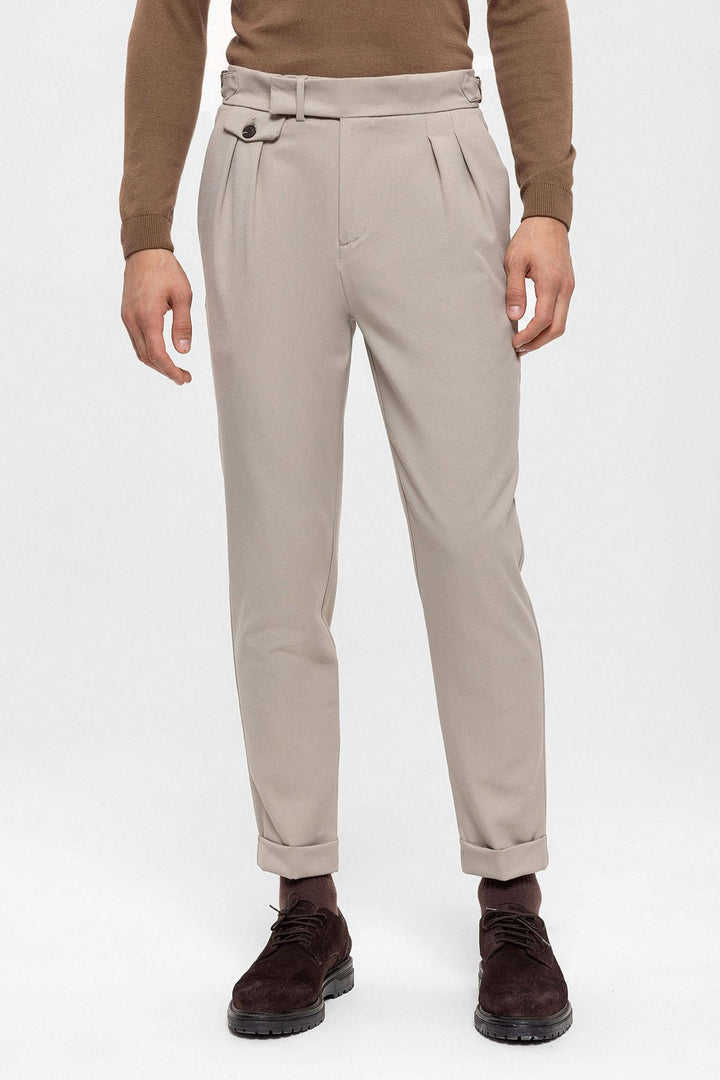 ANT High Waist Pleated Men's Trousers - Aubervilliers