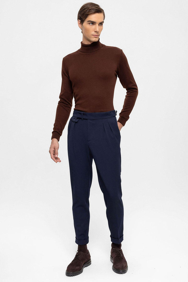 ANT High Waist Pleated Men's Trousers - London