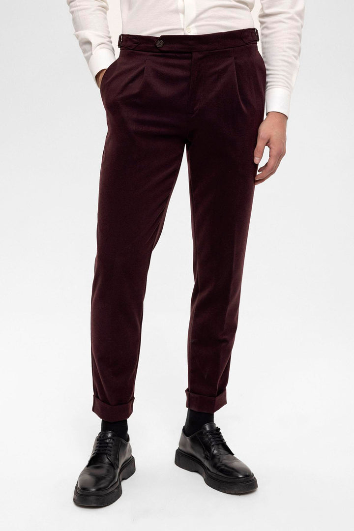 ANT High Waist Pleated Men's Trousers - Davie