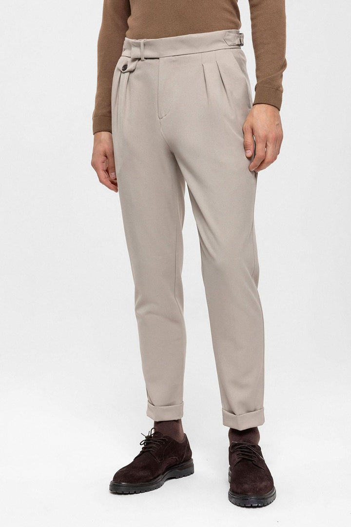 ANT High Waist Pleated Men's Trousers - Aubervilliers