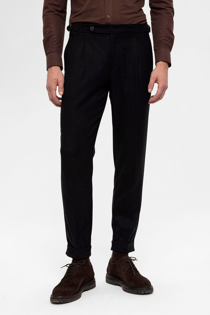 ANT High Waist Pleated Men's Trousers - Dülmen