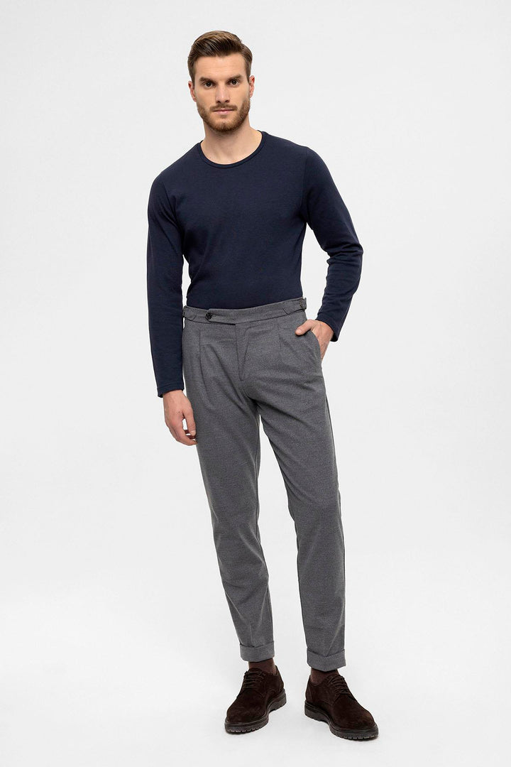 ANT High Waist Pleated Men's Trousers - Hardenberg