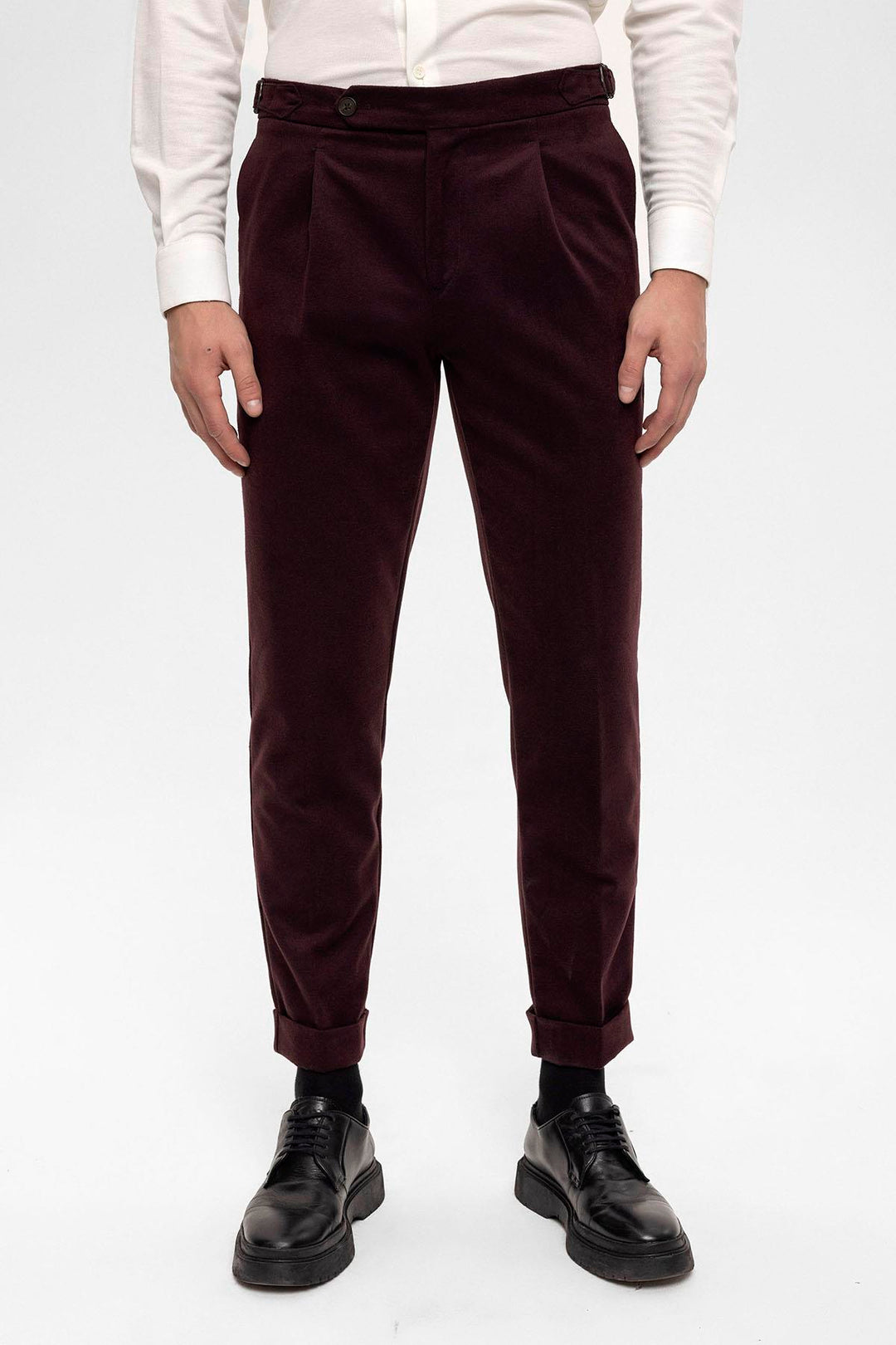 ANT High Waist Pleated Men's Trousers - Davie