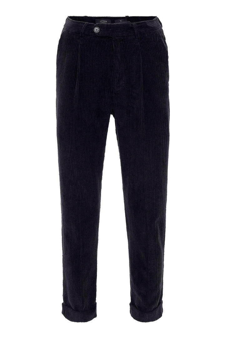 ANT High Waist Pleated Velvet Men's Trousers - Vilvoorde