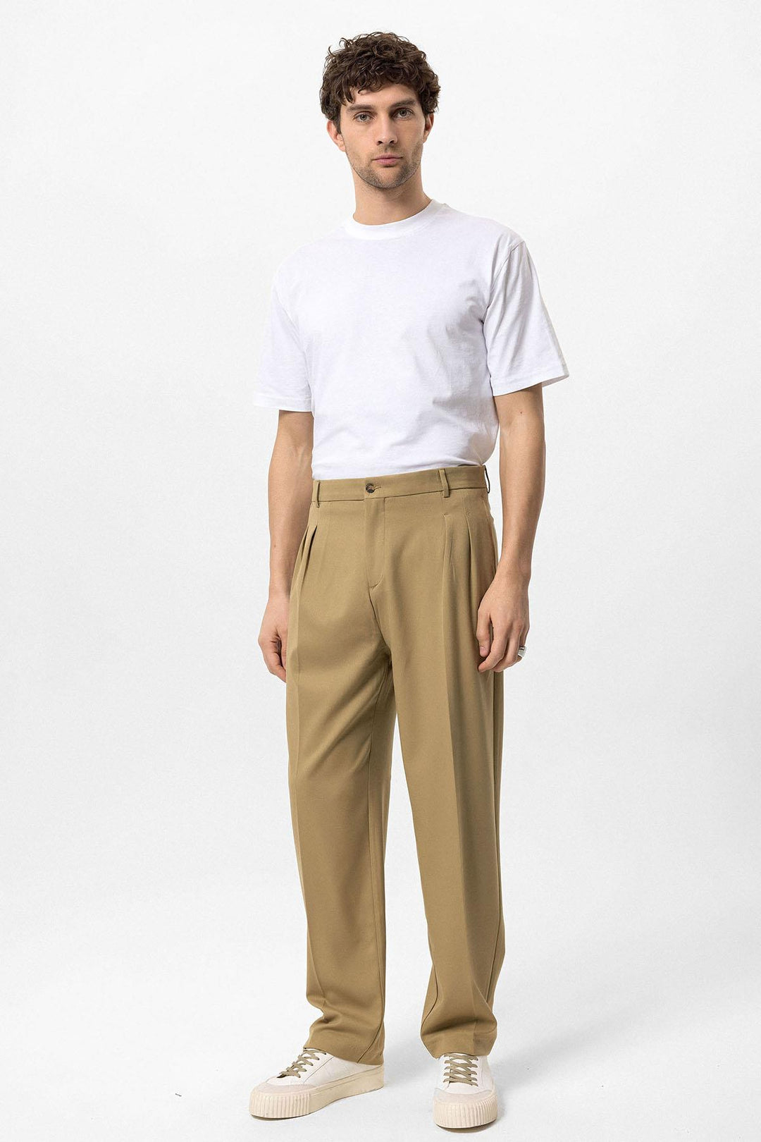 ANT High Waist Pleated Comfortable Fit Men's Trousers - Youngstown