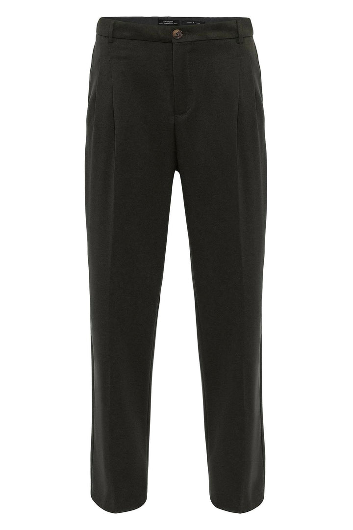 ANT High Waist Pleated Comfortable Fit Men's Trousers - Treviso