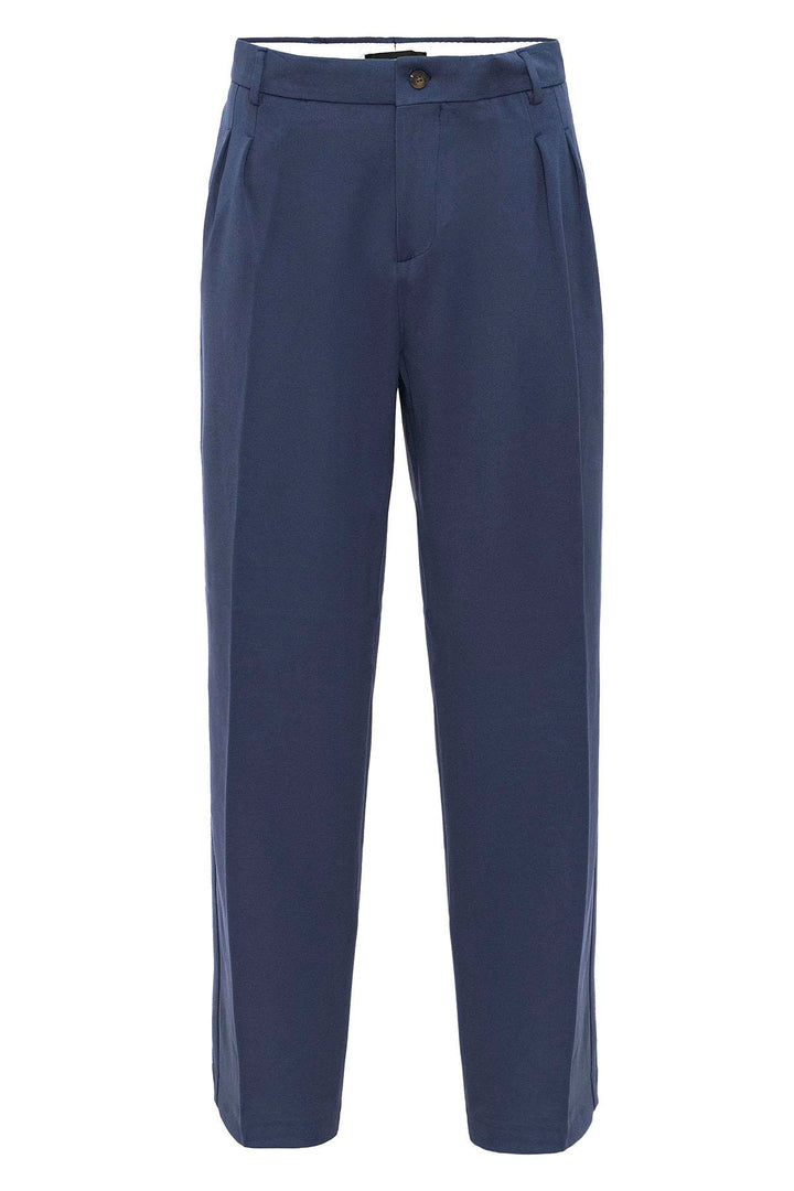 ANT High Waist Pleated Comfortable Fit Men's Trousers - Norwalk