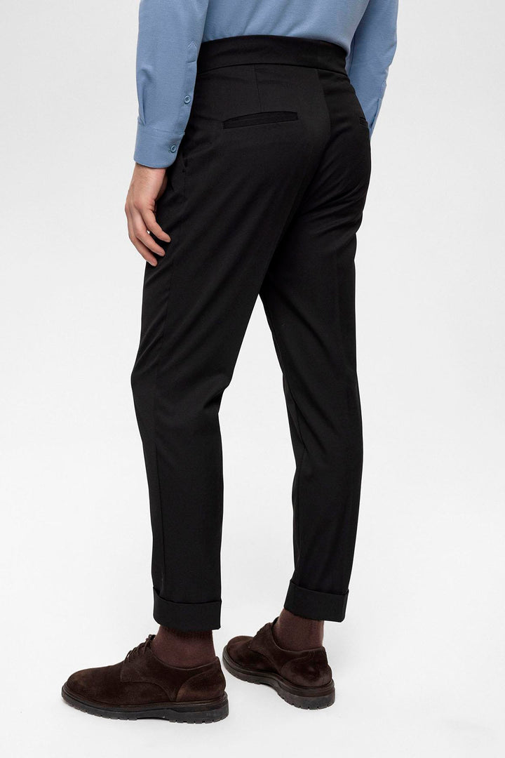 ANT High Waist Buckle Detailed Men's Trousers - Maastricht