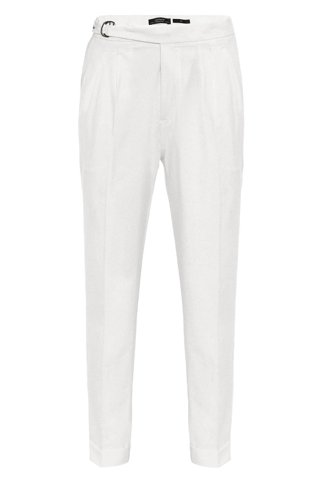 ANT High Waist Buckle Closure Pleated Men's Trousers - Sacramento